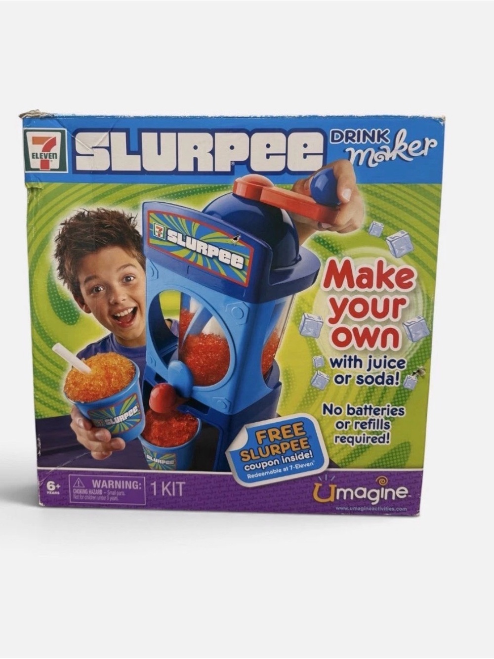 7-Eleven Slurpee Drink Maker Manual Toy Slushie Spin Master 2012